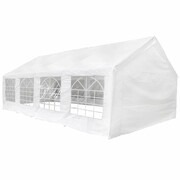 vidaXL Namiot imprezowy do ogrodu, 8x4 m, biały vidaXL 273763