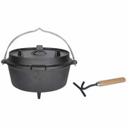 Esschert Design Kociołek żeliwny, 6,5 L, czarny, FF235 Esschert Design FF235