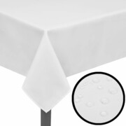 vidaXL 5 Białych obrusów 250 x 130 cm vidaXL 130805