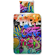 Good Morning Zestaw pościeli 5481-P GRAFFITI 140 x 200/220 cm Good Morning 5481.99.01