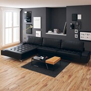 vidaXL Sofa w kształcie L, skóra sztuczna, czarna, XXL, 326x163x83 cm vidaXL 244720