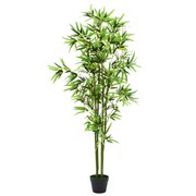 vidaXL Sztuczny bambus z doniczką, 175 cm, zielony vidaXL 245943