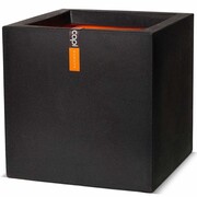 Capi Donica Urban Smooth, kwadratowa, 40 x 40 x 40 cm, czarna, PKBL903 Capi PKBL903