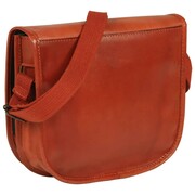 vidaXL Damska torebka z prawdziwej skóry, jasnobrązowa vidaXL 133326