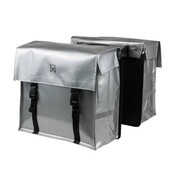 Willex Torba rowerowa z brezentu, 40 l, srebrna, 14109 Willex 14109