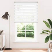 vidaXL Roleta Zebra 120 x 230 cm Biała vidaXL 240218
