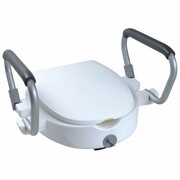 Parcura Podwyższona deska sedesowa, podłokietniki, biała, 120kg, 84841 Parcura 84841