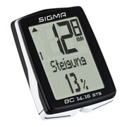 Sigma Licznik rowerowy BC 14.16 STS, czarny, 1417 Sigma 1417
