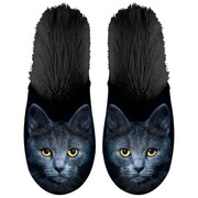 Plenty Gifts Pluszowe kapcie z kotem, czarne, rozmiar 39-42, 42539 Plenty Gifts 42539