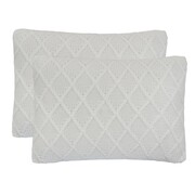 vidaXL 2 poduszki, bawełna o grubym splocie, 60x40 cm, złamana biel vidaXL 245105