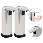 vidaXL Automatyczne dozowniki mydła na podczerwień, 600 ml, 2 szt. vidaXL 30103