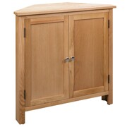 vidaXL Szafka narożna z drewna dębowego, 80 x 33,5 x 78 cm vidaXL 247039