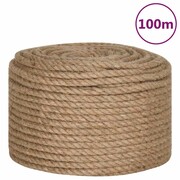 vidaXL Lina, 100% juty, 10 mm, 100 m vidaXL 91273