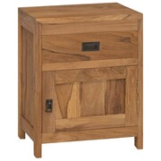 vidaXL Szafka nocna, lite drewno tekowe, 40 x 30 x 50 cm vidaXL 244484