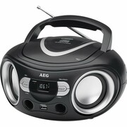 AEG Radio stereo, czarne, SR 4374 AEG SR 4374 black