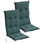 vidaXL Poduszki na krzesła ogrodowe 2 szt. 117x49 cm niebieskie vidaXL 42112
