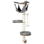 Kerbl Drapak dla kota naścienny Dolomit 2.0 Tofana, szary, 160 cm Kerbl 81545