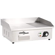vidaXL Elektryczna płyta grillowa, stal nierdzewna, 3000 W, 54x41x24cm vidaXL 50746