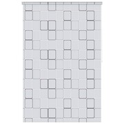 vidaXL Roleta prysznicowa 140 x 240 cm, wzór w kwadraty vidaXL 142850