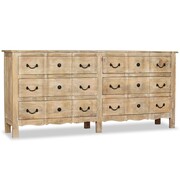 vidaXL Komoda z drewna mango, 200x40x90 cm vidaXL 243986
