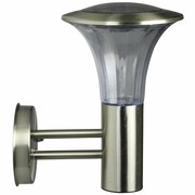 Luxbright Solarna lampa ścienna do ogrodu Reims LED, stal nierdzewna Luxbright 37125.000.00