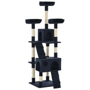 vidaXL Drapak dla kota z sizalowymi słupkami, 170 cm, niebieski vidaXL 170616