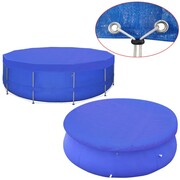 vidaXL Plandeka na basen, okrągła, PE, 460 cm, 90 g/m² vidaXL 91151