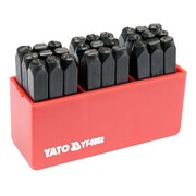 YATO Znacznik literowy, 27 części, 6 mm YATO YT-6862