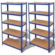 vidaXL Półka niebieska 2 szt. vidaXL 270565