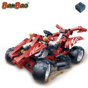 BanBao Samochód wyścigowy Red Racer - zestaw klocków, 6955 BanBao 6955