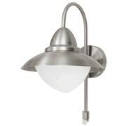 EGLO Zewnętrzny kinkiet z czujnikiem Sidney, 60 W, srebrny, 87105 EGLO 87105