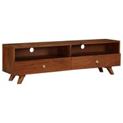 vidaXL Szafka pod telewizor, lite drewno z odzysku, 140 x 30 x 40 cm vidaXL 246675