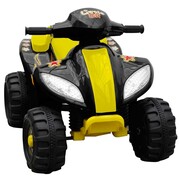 vidaXL ELEKTRYCZNY QUAD DLA DZIECI CZARNO/ŻÓŁTY vidaXL 80052