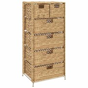 vidaXL Szafka z hiacyntu wodnego z 6 koszami 47 x 37 x 100 cm vidaXL 245493