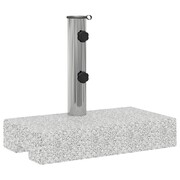 vidaXL Prostokątna podstawa pod parasol, granitowa, 25 kg vidaXL 43725