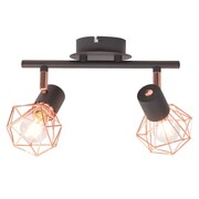 vidaXL Lampa sufitowa z 2 żarówkami z diodami LED, 8 W vidaXL 244394