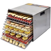 vidaXL Dehydrator do żywności z 10 tacami - stal nierdzewna vidaXL 50301