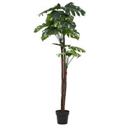 vidaXL Sztuczna monstera z doniczką, 170 cm, zielona vidaXL 245945