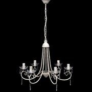 vidaXL Żyrandol sześcioramienny, elegancki, biały vidaXL 240690