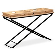 vidaXL Stolik typu konsola, lite drewno mango, 130x40x80 cm vidaXL 244897