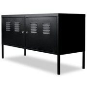 vidaXL Szafka pod telewizor, 118 x 40 x 60 cm, czarna vidaXL 244721