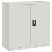vidaXL Dwudrzwiowa, metalowa szafa biurowa, 90 x 40 x 90 cm, szara vidaXL 20114