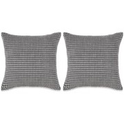 vidaXL Zestaw 2 poduszek z weluru w kolorze szarym 60 x 60 cm vidaXL 132902