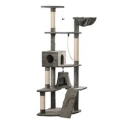vidaXL Drapak dla kota 191 cm Pluszowy Szary vidaXL 170127