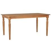 vidaXL Ogrodowy stół jadalniany, lite drewno akacjowe, 150x90x75 cm vidaXL 44255