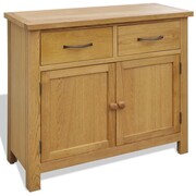 vidaXL Szafka 90 x 33,5 x 83 cm, drewno dębowe vidaXL 242744