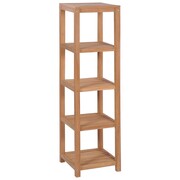 vidaXL Regał łazienkowy z 4 półkami, lite drewno tekowe, 42x42x165 cm vidaXL 246500
