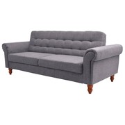 vidaXL Sofa z szarego materiału vidaXL 243924