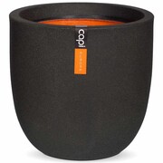 Capi Owalna donica Urban Smooth, 35 x 34 cm, czarna, PKBL932 Capi PKBL932