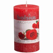 Bolsius Rustykalne świece zapachowe, 6 sztuk, aksamitna róża Bolsius 103626240381